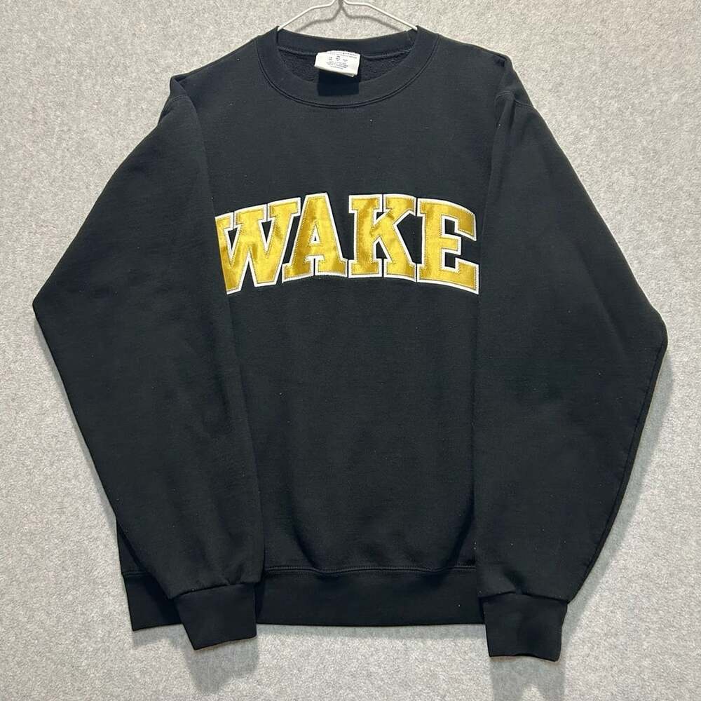 Champion Black Wake Forest Demon Deacons NCAA Sweatshirt, Size M